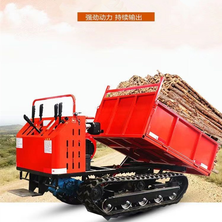 厂家直供山地工程搬运自卸载车 农用履带运输车  农业运输机械