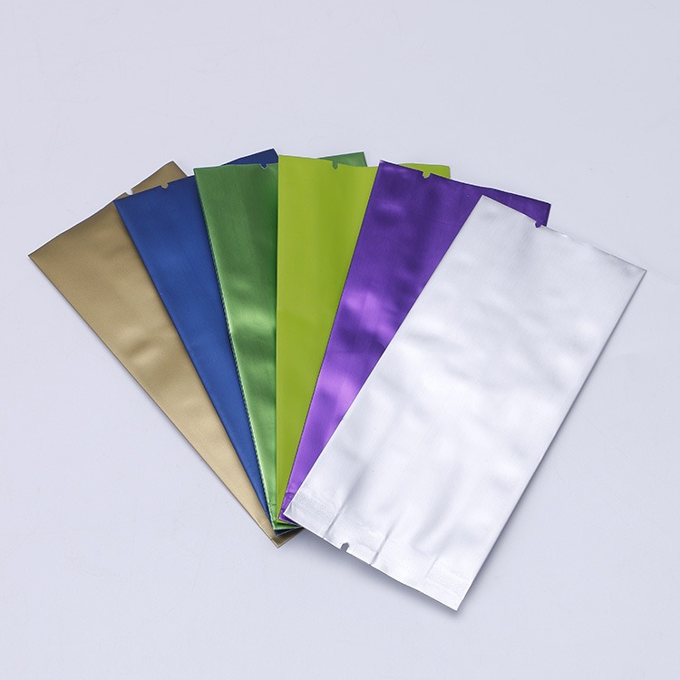 厂家供应铝箔真空复合食品包装袋定做彩印四边封防潮塑料面膜茶叶袋