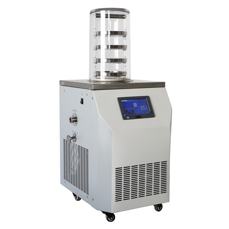 LGJ-18立式发酵液少量样品冷冻干燥机冷阱可预冻样品图片