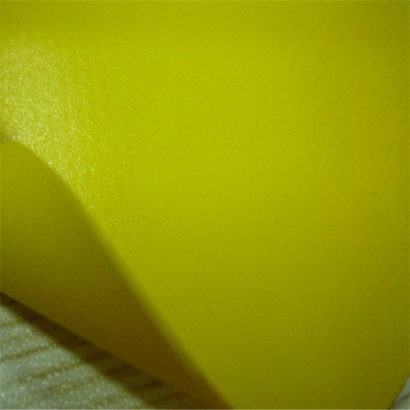 PVC夹网布 黄色0.75mmPVC防水布 沼气袋面料图片