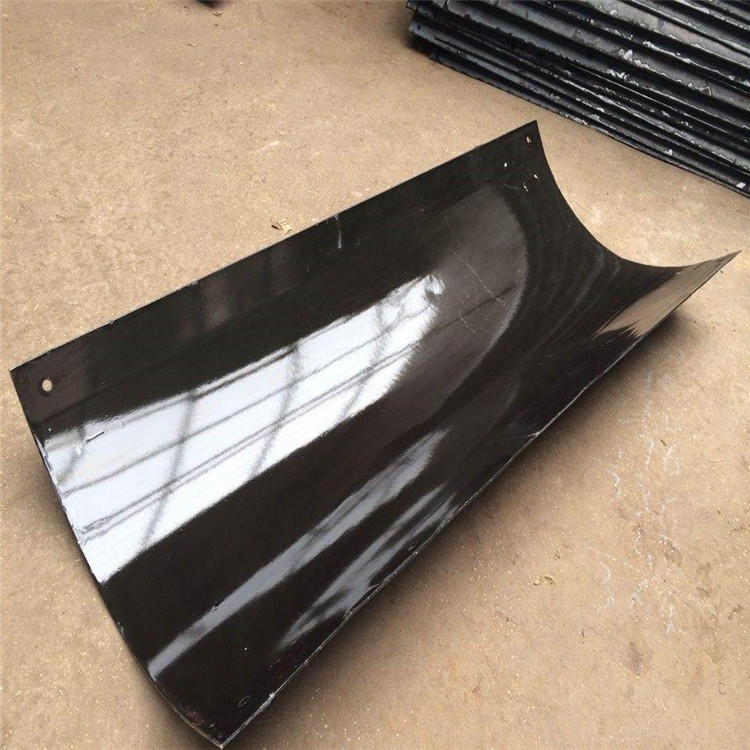 西安 弧形槽搪瓷溜槽溜煤快 1.5mm厚搪瓷煤溜板规格尺寸