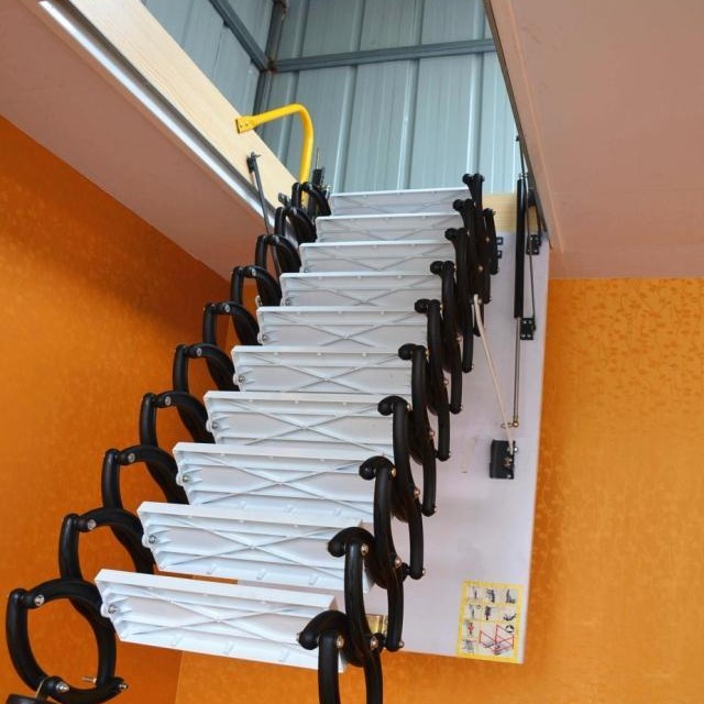 碳钢伸缩折叠梯 小型阁楼楼梯 碳钢伸缩折叠梯 Mitsubishi/三菱 小型阁楼楼梯