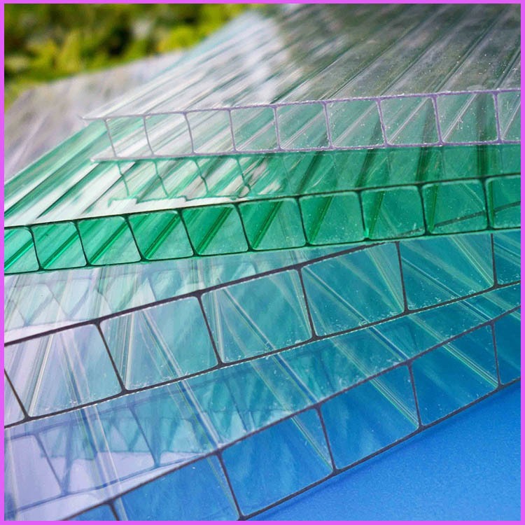 舟山pc阳光板 中空透明阳光板 屋顶采光PC板阳光板图片
