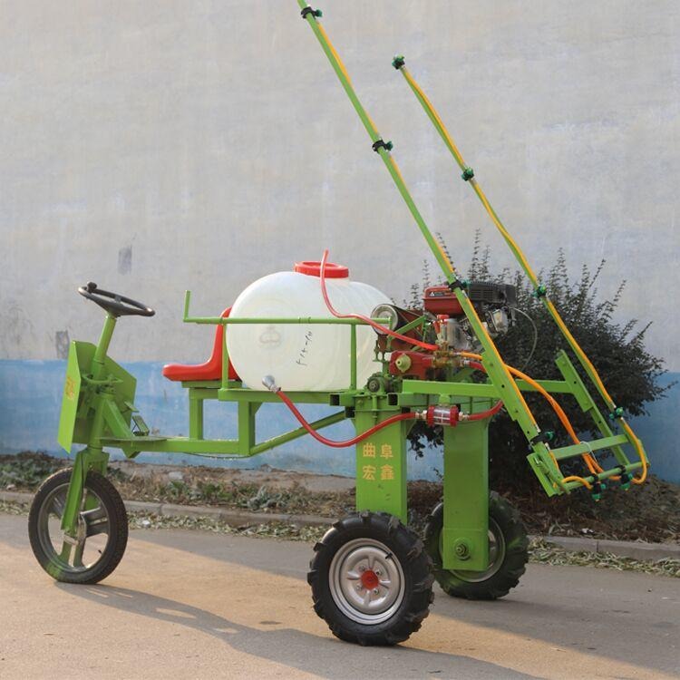三轮子自走式打药车 农作物植保喷药机 自走式折叠杆喷药机