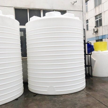 瑞通6吨平底立式塑胶水塔 食品级白色pe塑料桶 外加剂储罐