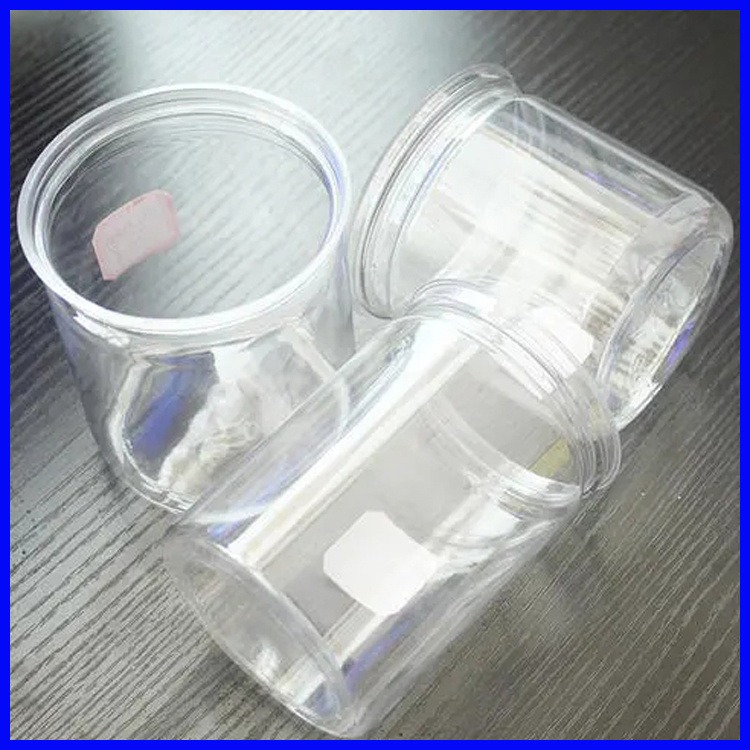 400mlPET透明塑料罐 饼干花茶干果炒货罐子 博傲塑料 塑料食品罐