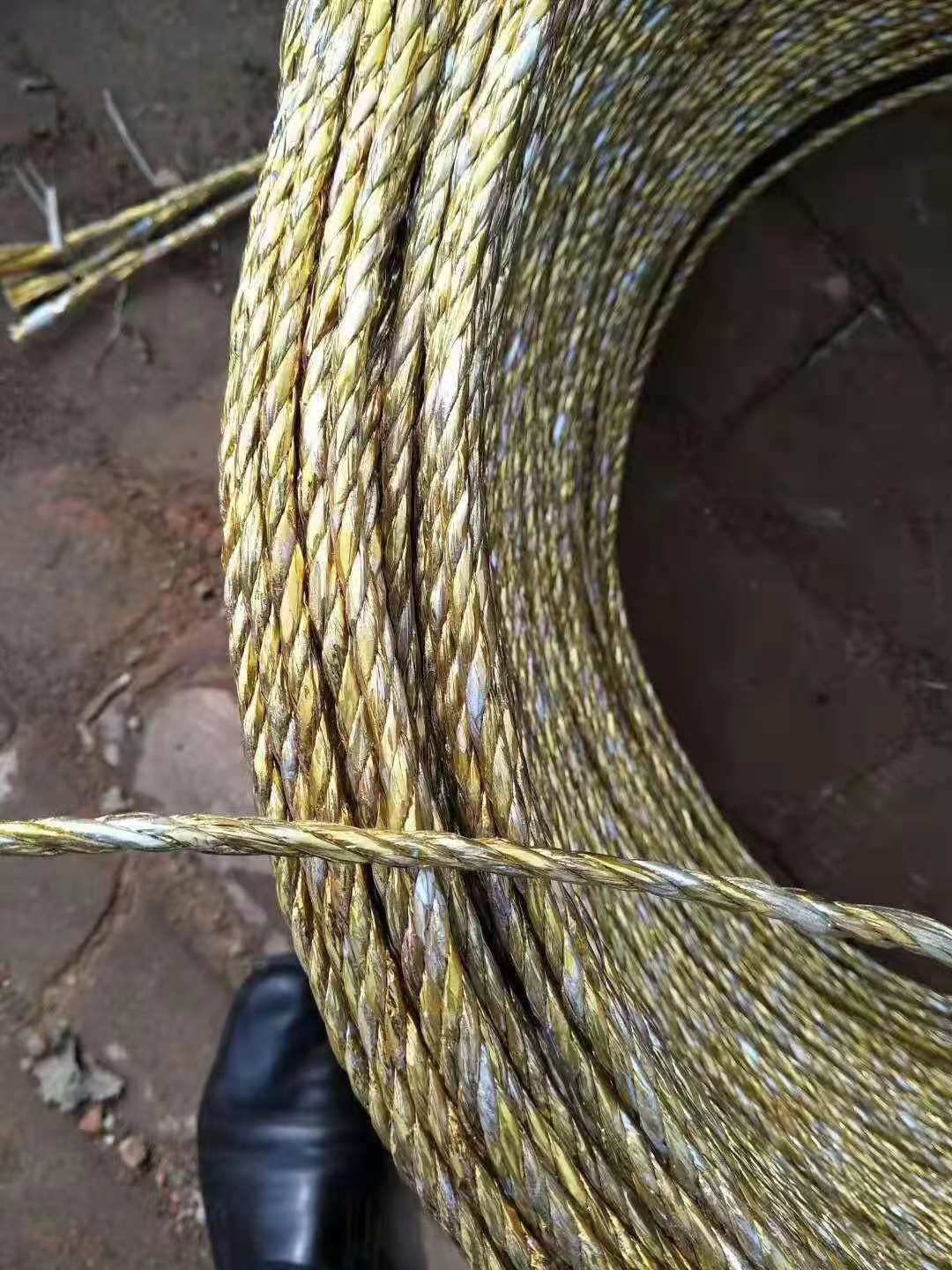 塑料打包绳 垃圾打包绳 66mm黄金绳 捆扎绳 一手货源