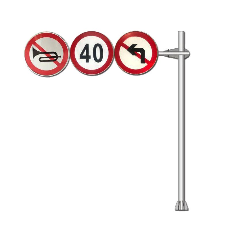 标志杆交通标志牌杆件道路指示杆交通标识杆支持供应