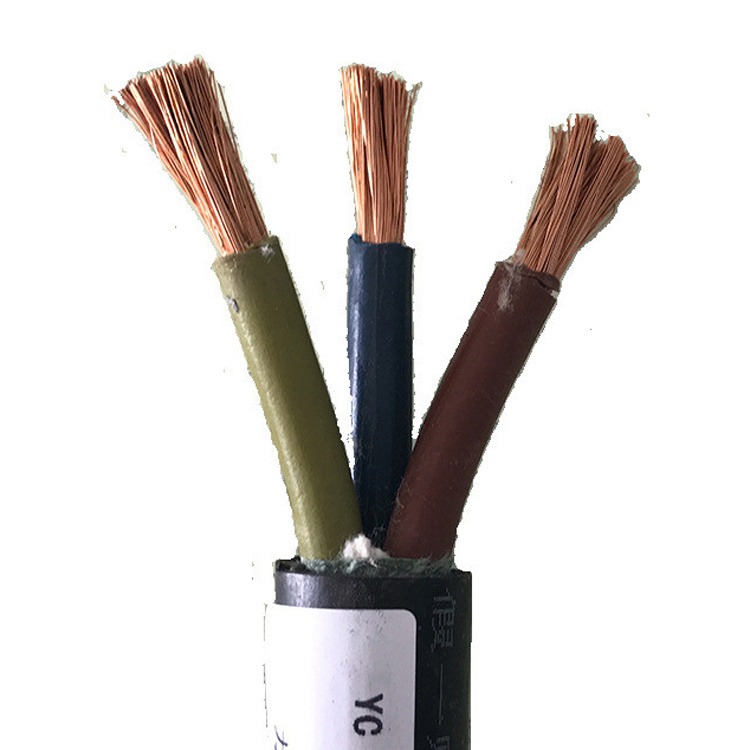 YZW中型橡套软电缆 小猫牌 YC橡套电缆 野外耐油污电缆