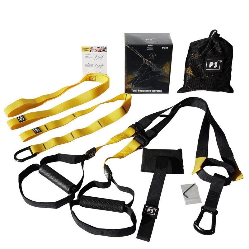 跨境TRX悬挂训练带悬挂式拉力绳力量锻炼健身器材阻力带腿部塑形胸肌