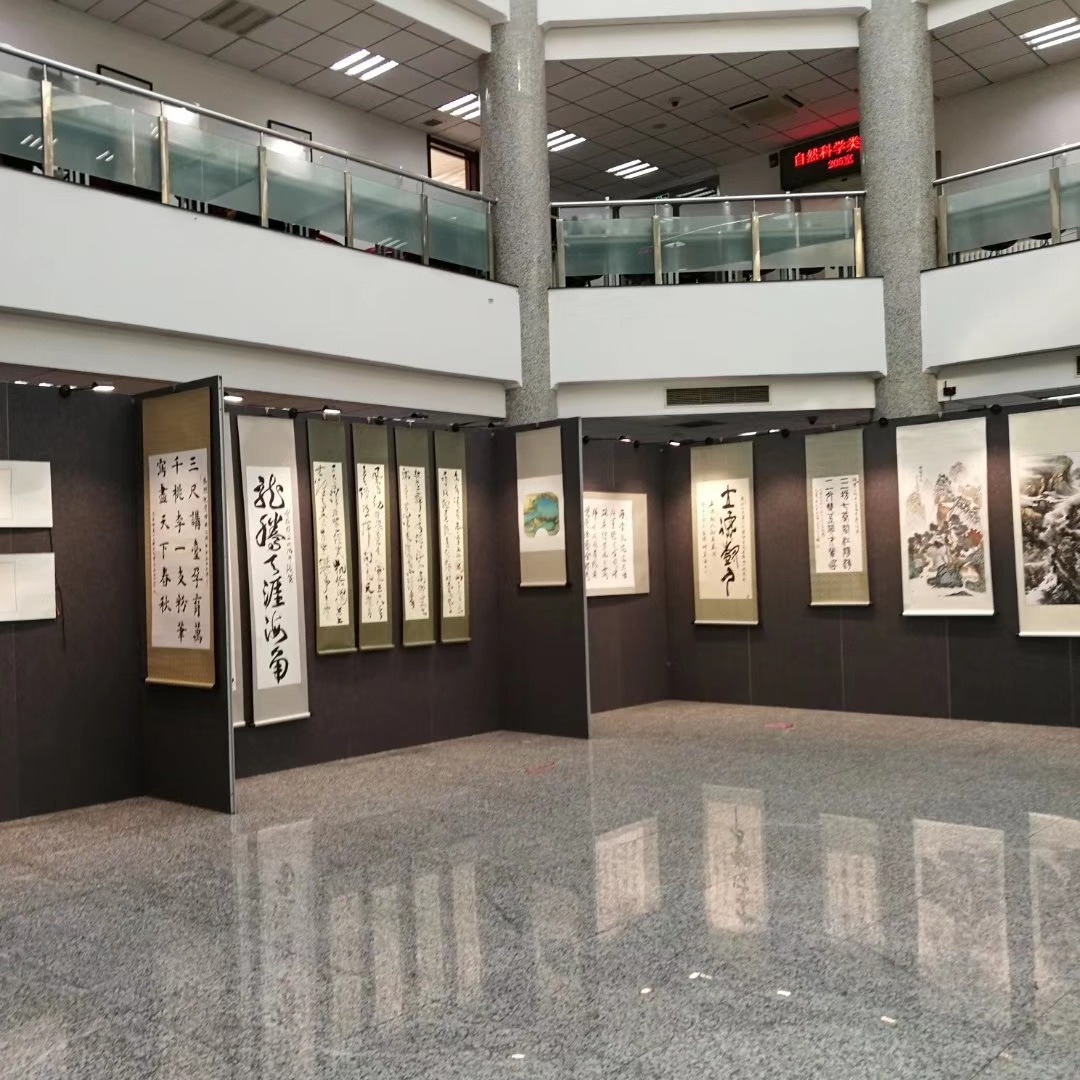 北京出租展板架 美术画展展板 挂画隔板墙 画展布置 2.5米高屏风隔断