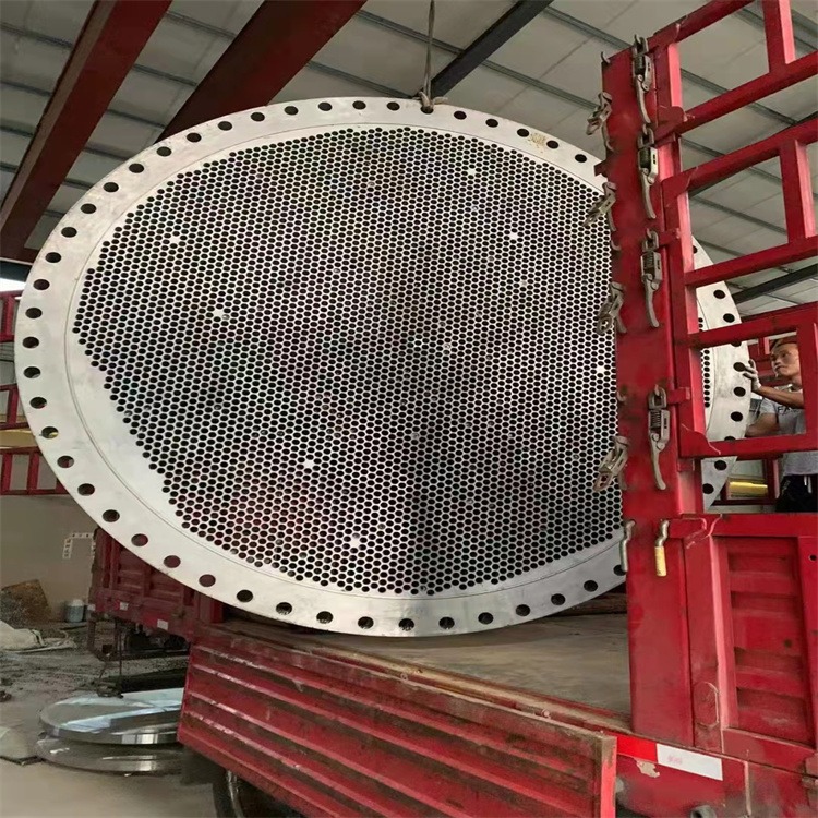 碳钢不锈钢冷凝器蒸发器管板定制碳钢管板加工16Mn