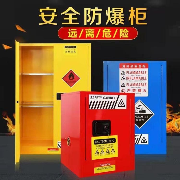 万致防爆柜安全柜 厂家生产CE认证红色12加仑可燃液体防爆柜