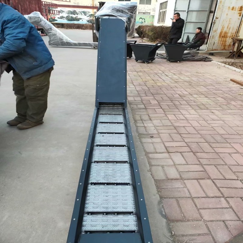 宁波V8v10加工中心自动排屑机 鑫姆迪克供应宁波机床铁屑输送机图片