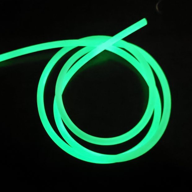海钓荧光硅胶管 荧光硅胶套管 夜钓彩色硅胶发光管图片