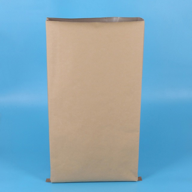 厂家定做纸塑复合内膜编织袋 腻子粉化工袋 空白牛皮纸袋印刷logo图片
