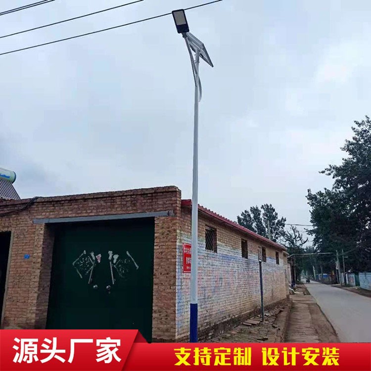 重庆照明太阳能路灯 路灯批发生产厂家 尚博大功率led路灯 抱箍太阳能灯图片