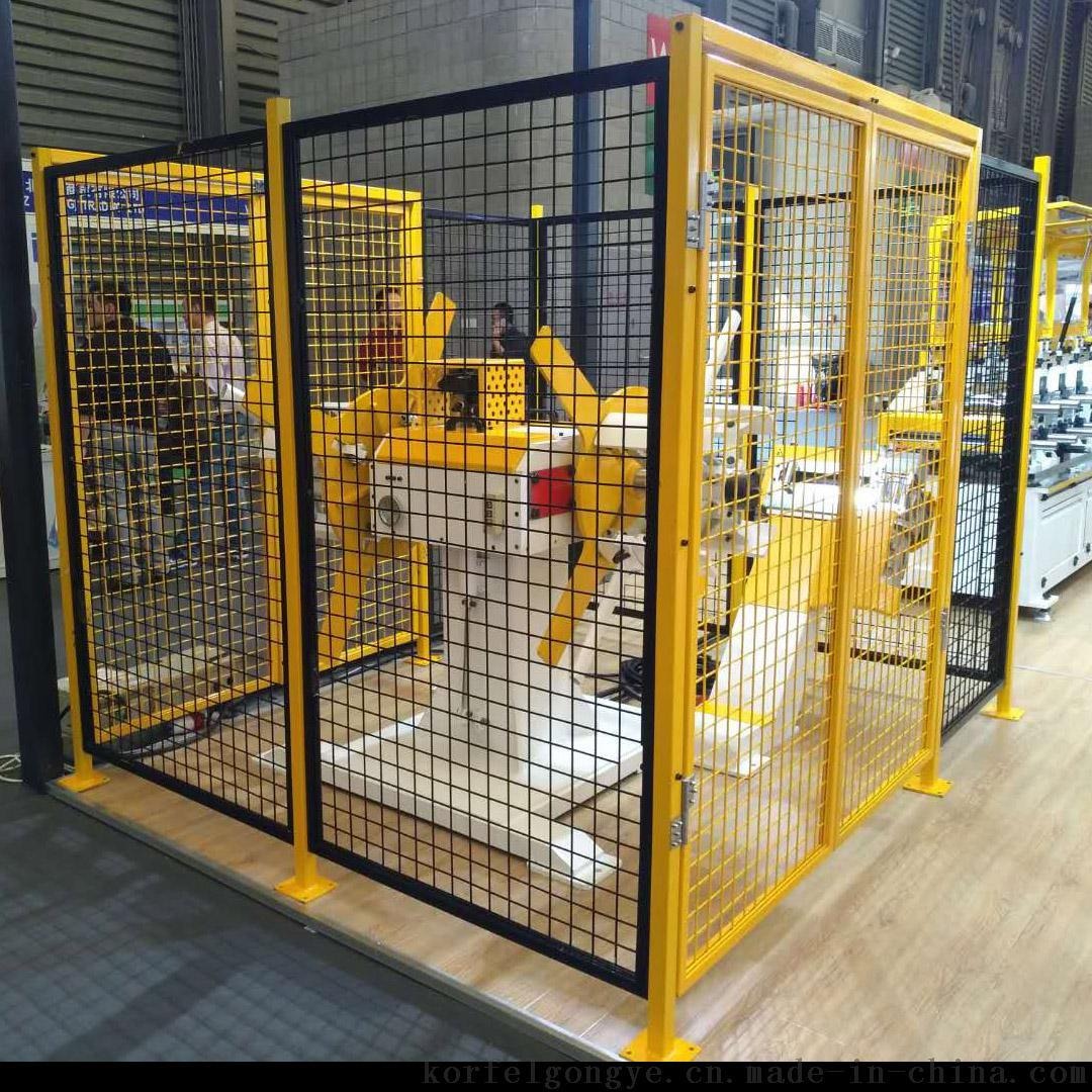 上海机械设备安全防护网 护栏网框网定制 机器人围栏 无缝车间隔离网