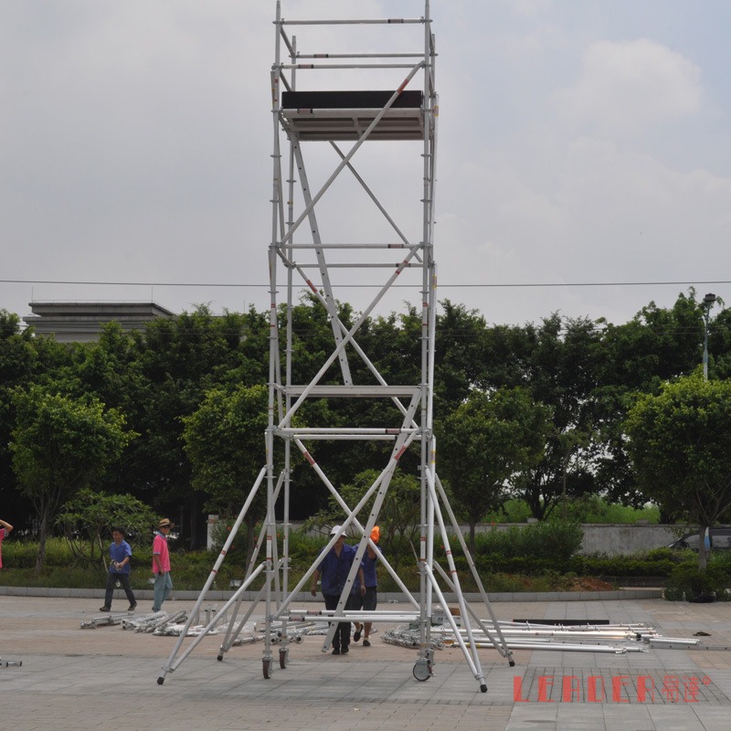 广州出租铝合金脚手架 移动快装型 坚固耐用 整体结构更安全