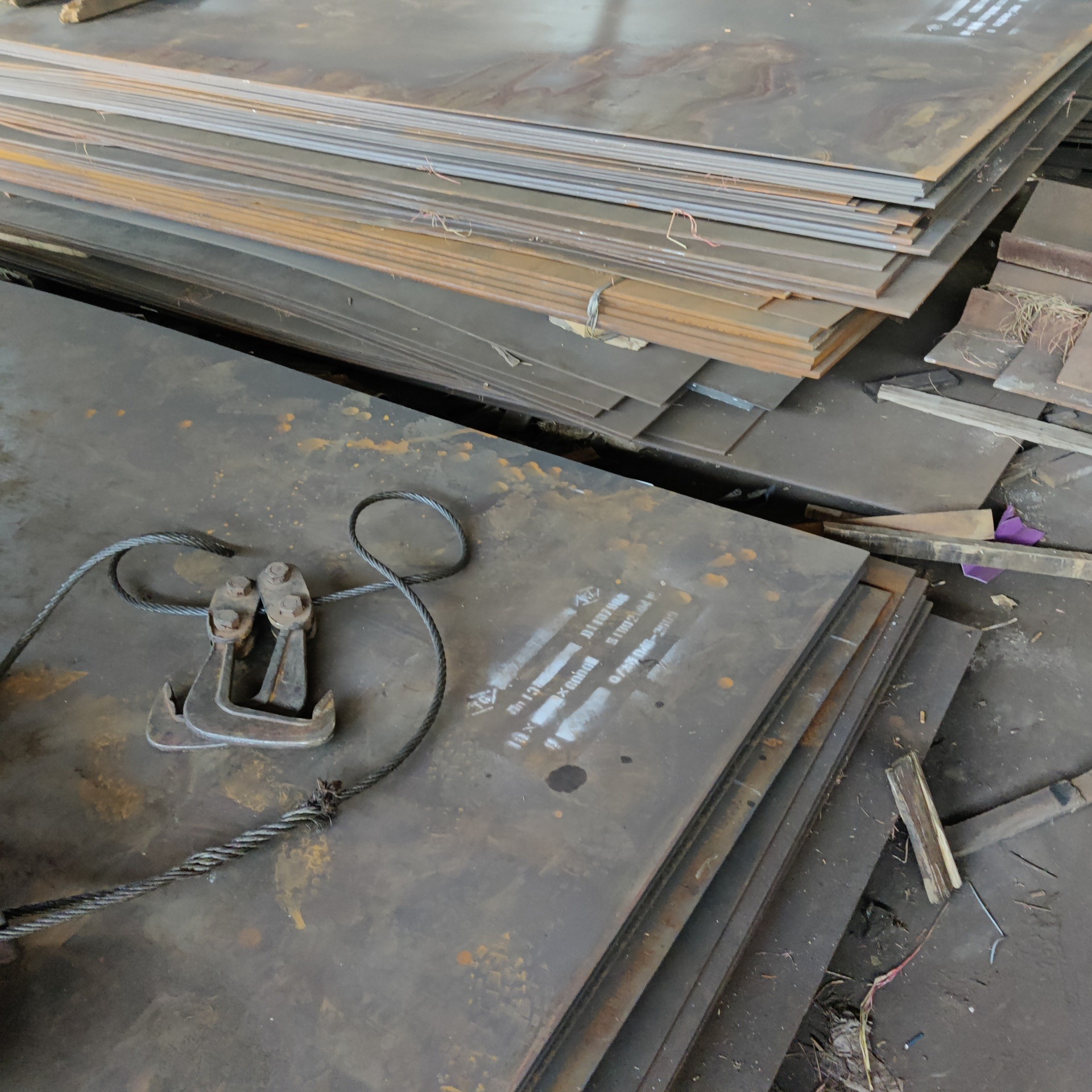 Q345B中厚板 地面铺路钢板定尺切割 开平板 锐钢钢材