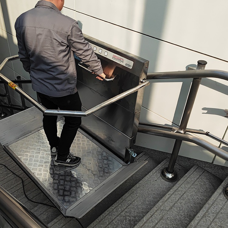 升降平台设备 坡道升降机金华市 启运楼梯轮椅电梯生产
