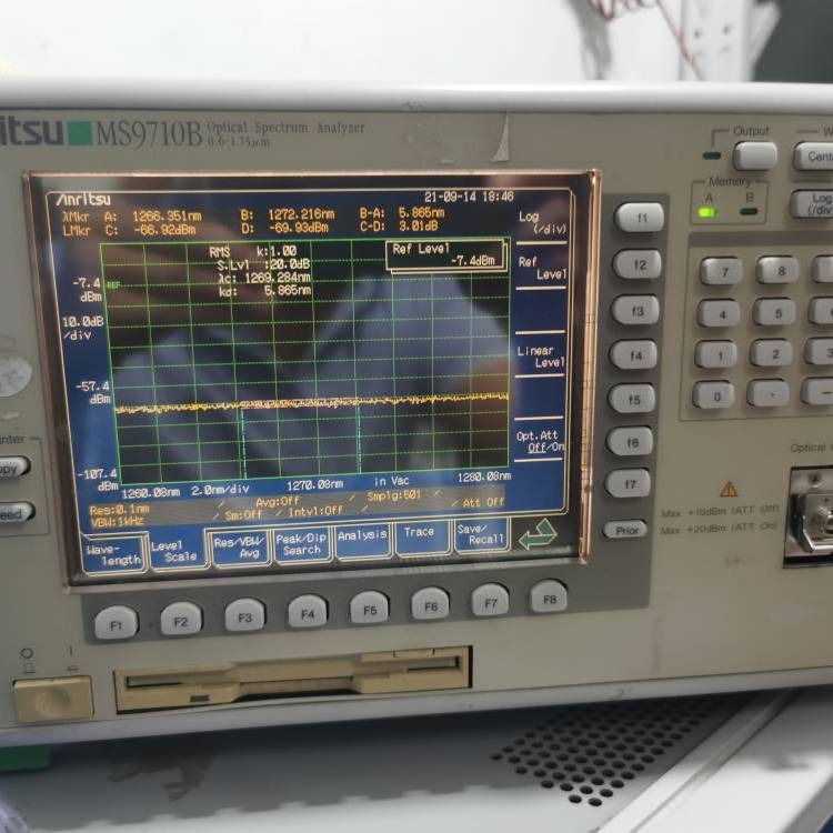 出售日本Anritsu安立MS9710A 光谱分析仪