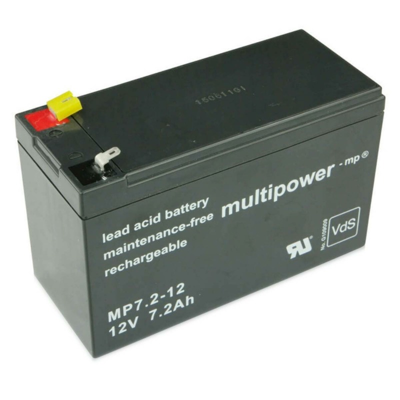 德国 multipower蓄电池 MP7.2-12 12V 7.2Ah 耐循环 AGM 电源电池