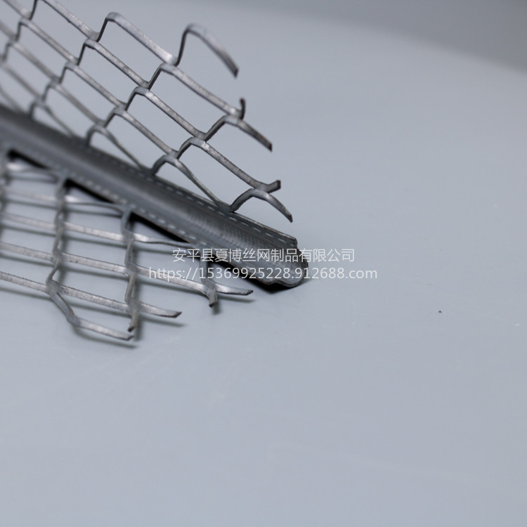 夏博镀锌护角网拉网护角网作用现货供应金属护角网楼梯金属护角供应
