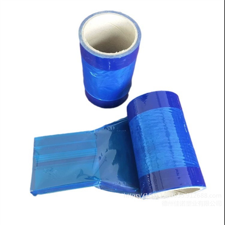 天水pe膜实体工厂 供应间隔涂胶保护膜 分段式涂胶保护膜