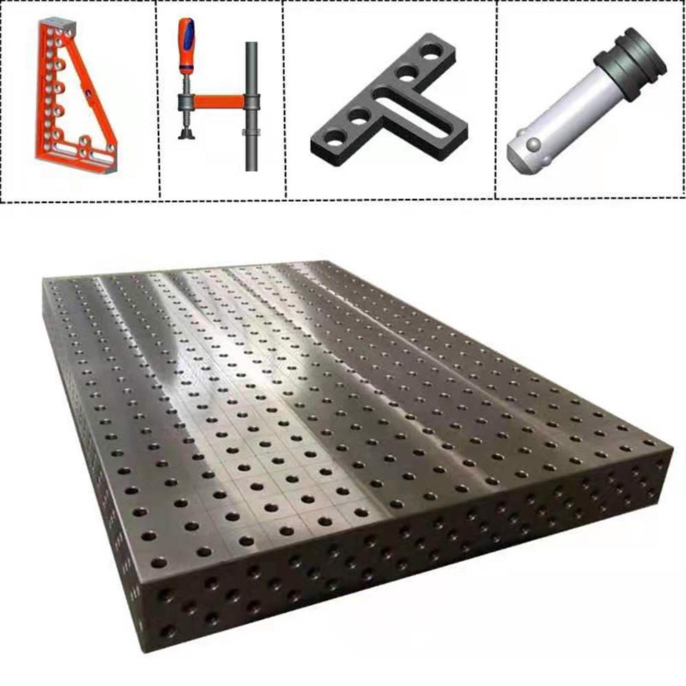 三维柔性焊接平台 生产多孔装配夹具 多孔焊接工作台 宝都工量具