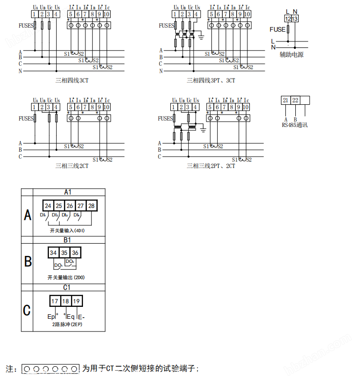 安科瑞储能电表ACR10R-D24TE4适用于分布式光伏并网柜的功率监测示例图7