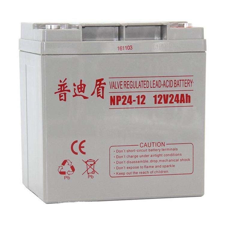普迪盾蓄电池NP24-12 12V24AH铅酸阀控式 消防应急照明灯 太阳能电池图片