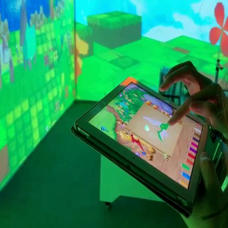 3D全息互动投影儿童绘画游戏AR墙面全息儿童游乐场设备全国项目落地
