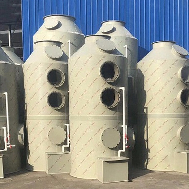 废气吸收塔 水喷淋塔除尘设备 河北沧诺环保厂价供应图片