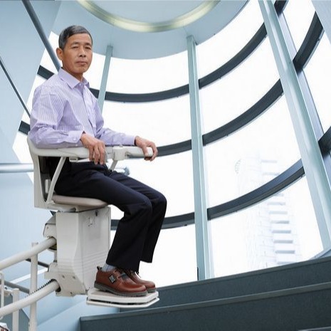 QYXJZ台阶式升降椅 启运太原座椅式楼梯电梯 老人爬楼设备