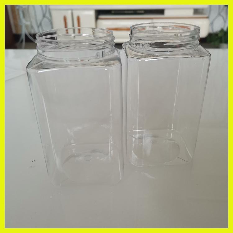 博傲 4l塑料食品罐 铝盖透明食品罐 坚果收纳透明瓶子