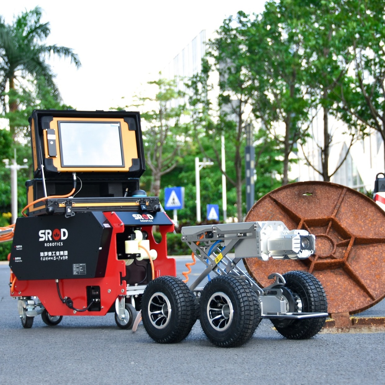 市政高清管道机器人SINGA300E厂家供应 施罗德