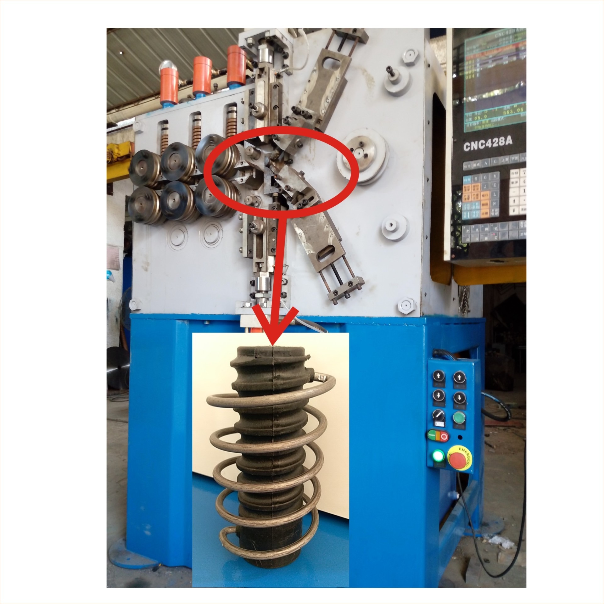 弹簧机 异形弹簧机定制 温州欣达弹簧机厂加工各类螺旋筋成型机