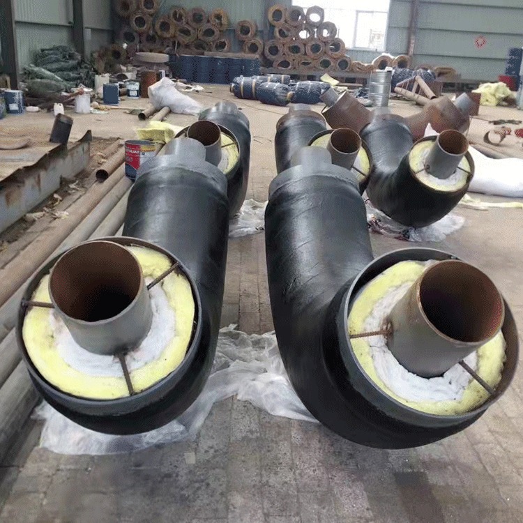 管中管保温钢管 蒸汽管道用预制直埋钢套钢滑动保温无缝管价格低
