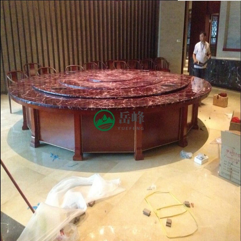 16人在武汉那有电动餐桌厂家价格6800  	吉林设计圆形餐桌	电动转动的餐桌旋转