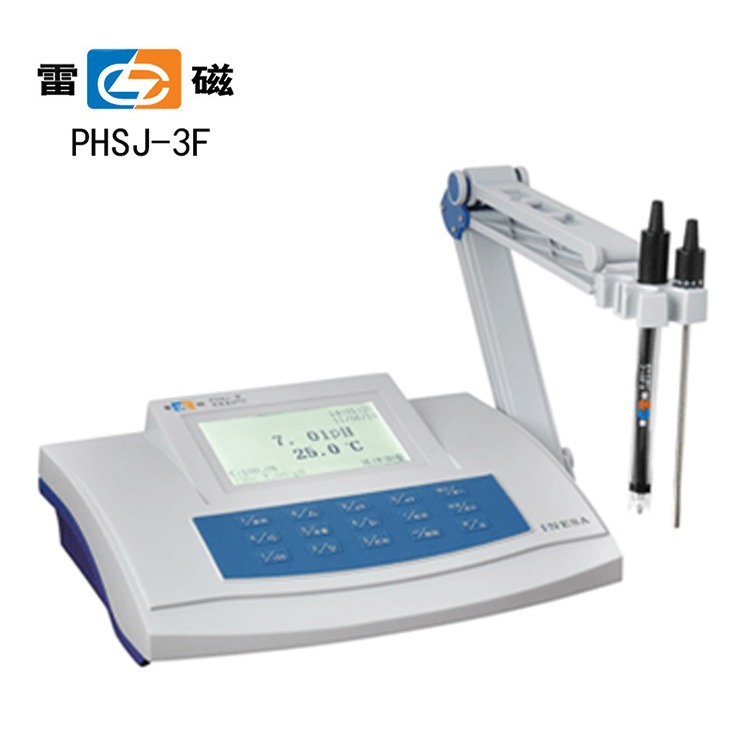 上海雷磁 PHSJ-3F/4F/4A型pH计 台式酸度计 酸碱度值检测检验仪