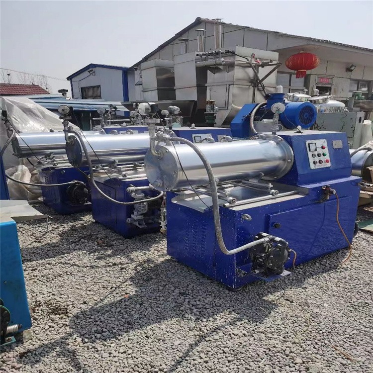 鲁耀供应二手卧式砂磨机二手分散机各种二手砂磨机厂家供应5-100L砂磨机
