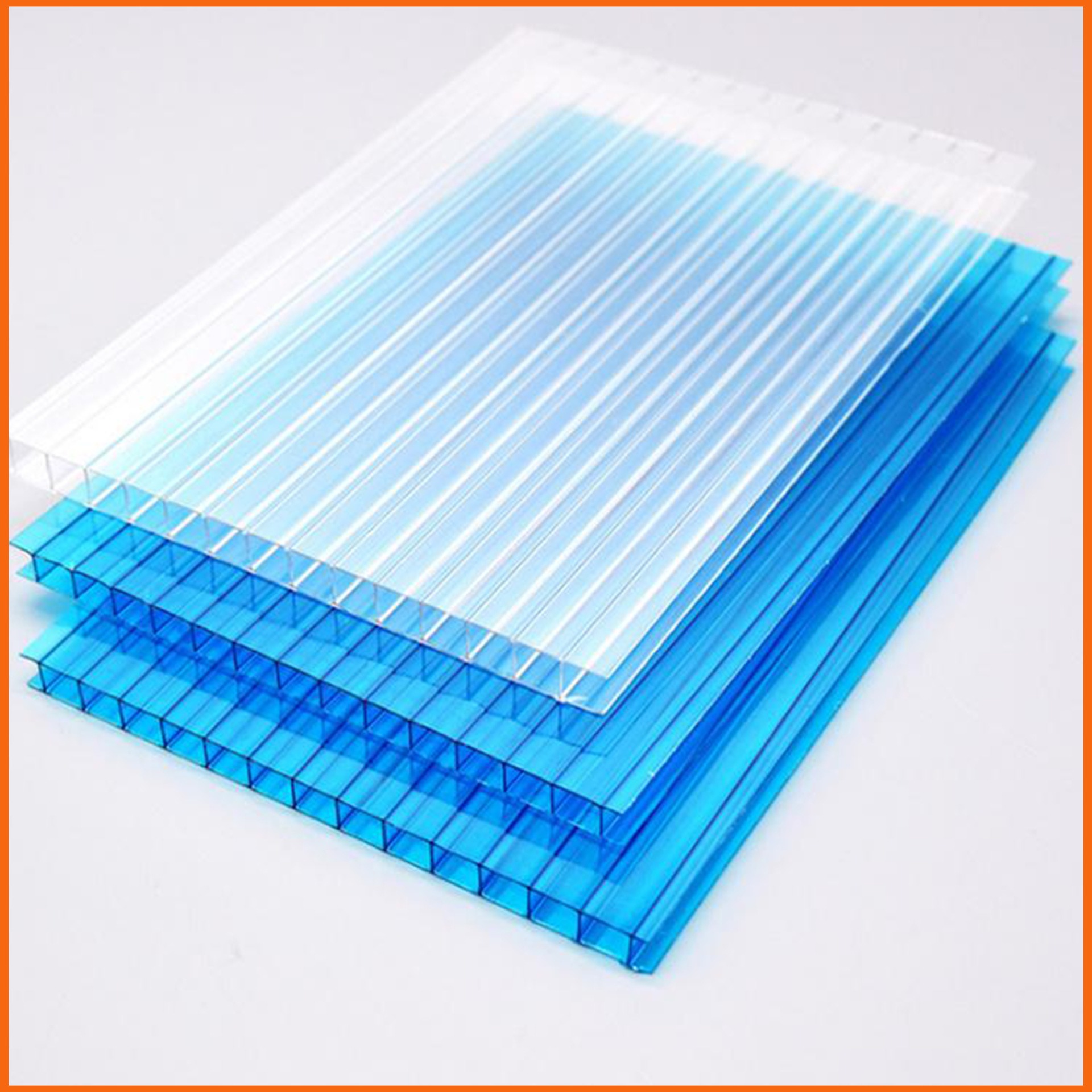 东莞透明阳光板价格 双层空心阳光板 8毫米PC阳光板生产厂家