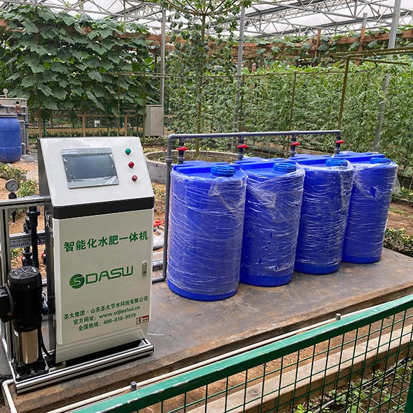 自动水肥一体机圣大节水智能灌溉连栋温室建设