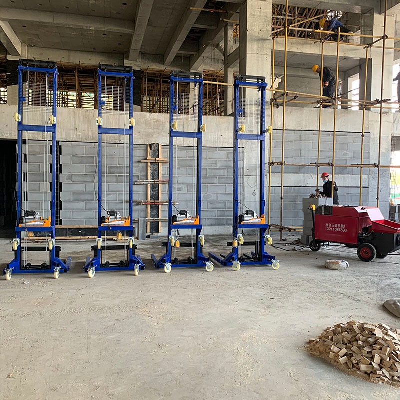 工地上料机小型   6米7米8米工地堆高车   玉廷移动式工地上砖机