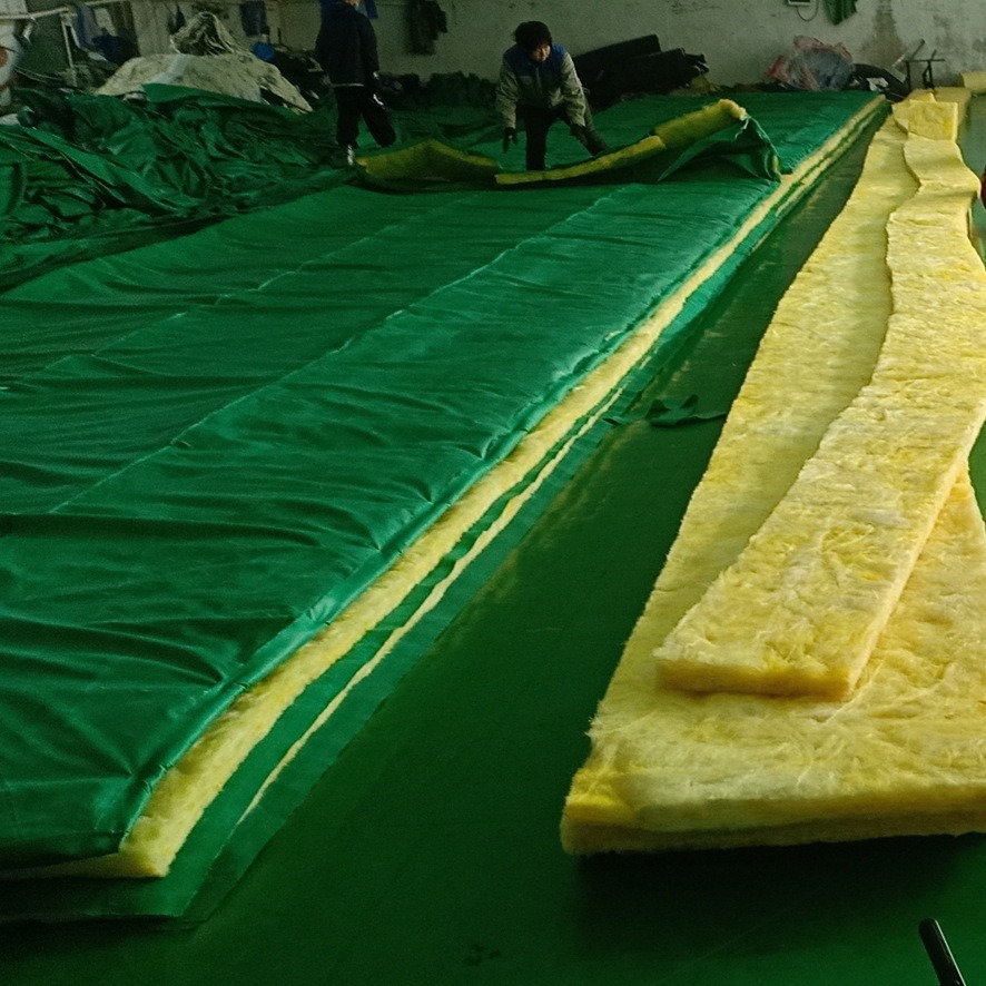 鑫达美裕厂家供应 防雨防雪大棚棉被 桥梁工程保温被  养殖种植棚保温被