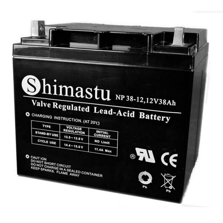 Shimastu蓄电池NP80-12 12V80AH 紧急停电保护系统配套