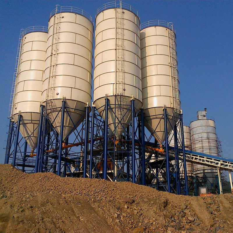 洛阳200吨水泥罐 卓昊污水处理罐  200t立式水泥仓 直径4.1米