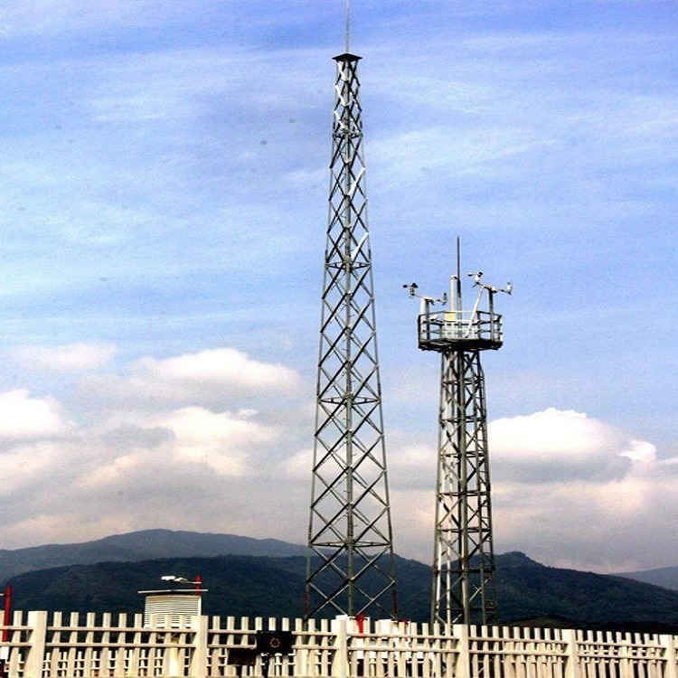 泰翔设计生产10-180米气象雷达接收塔 米气象局雷达塔厂家 天气雷达发射塔  质保50年