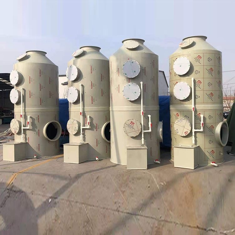 尚誉 喷淋塔废气处理设备 碳钢喷淋塔设备 PP风管